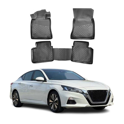 2019-2026 Nissan Altima Floor Mats Liners Full Set All Weather Black