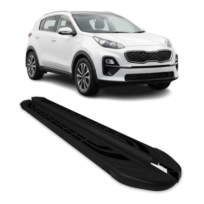 2017-2022 Kia Sportage Running Boards Side Steps Silver