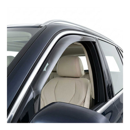 2005-2011 Mercedes M Class ML350 W164 Window Visor Vent Rain Deflector 2Pcs Smoke