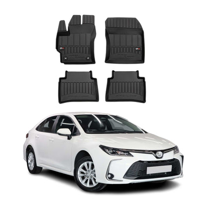 2019-2026 Toyota Corolla Sedan Wagon Premium Floor Mats Liners Full Set All Weather Heavy Duty