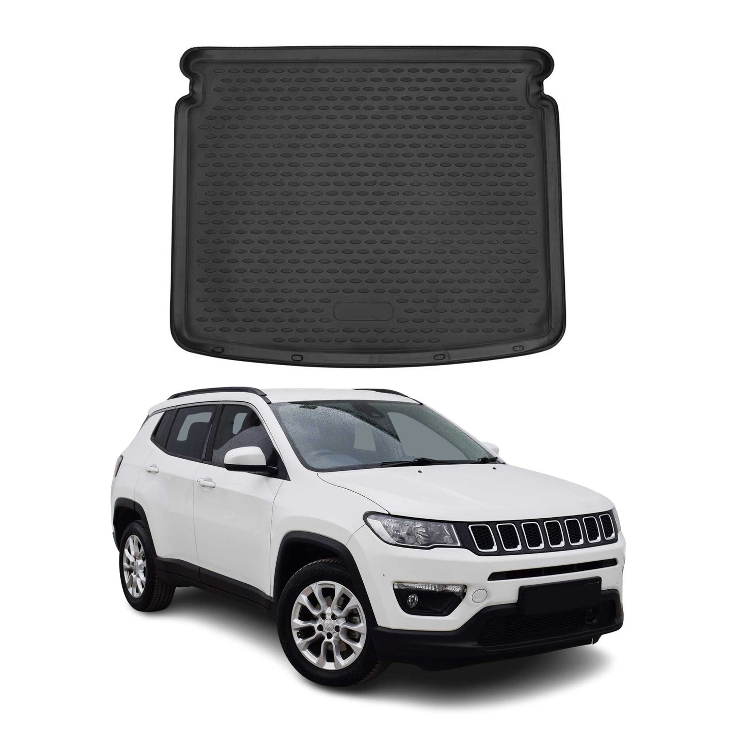 2017-2026 Jeep Compass Cargo Liner Trunk Mat All Weather Black