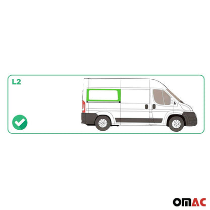 2014-2026 RAM ProMaster Window Glass Fit Kit Rear Right Side Sliding Door L2