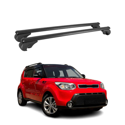 2010-2019 Kia Soul Roof Rack Cross Bars Black