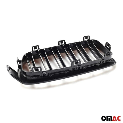 2012-2019 BMW 3 Series Sedan Wagon F30 F31 M3 Style Front Kidney Grille M3 Style Gloss Black Dual Slat
