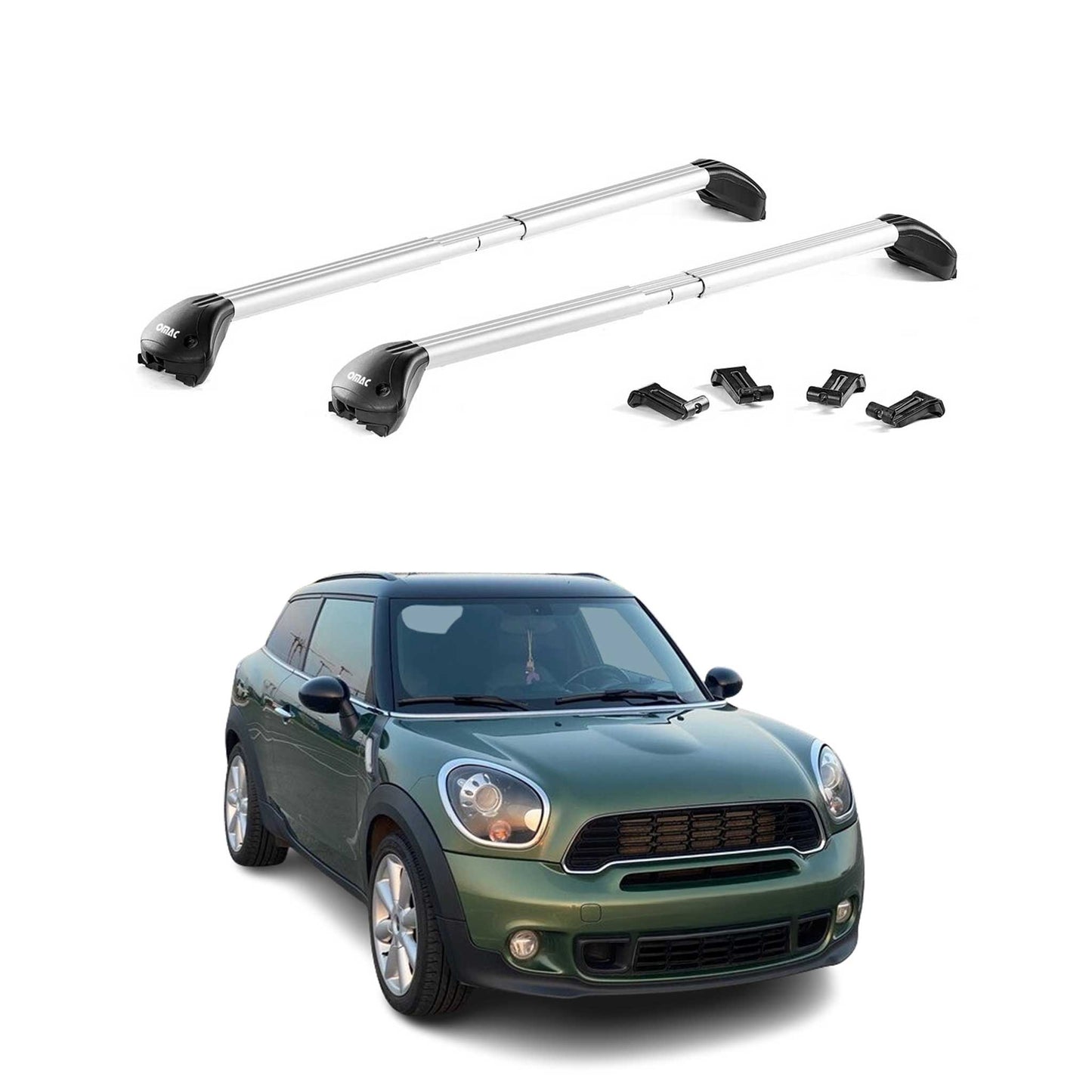 2022-2024 Mercedes C Class S206 Roof Rack Cross Bars Silver