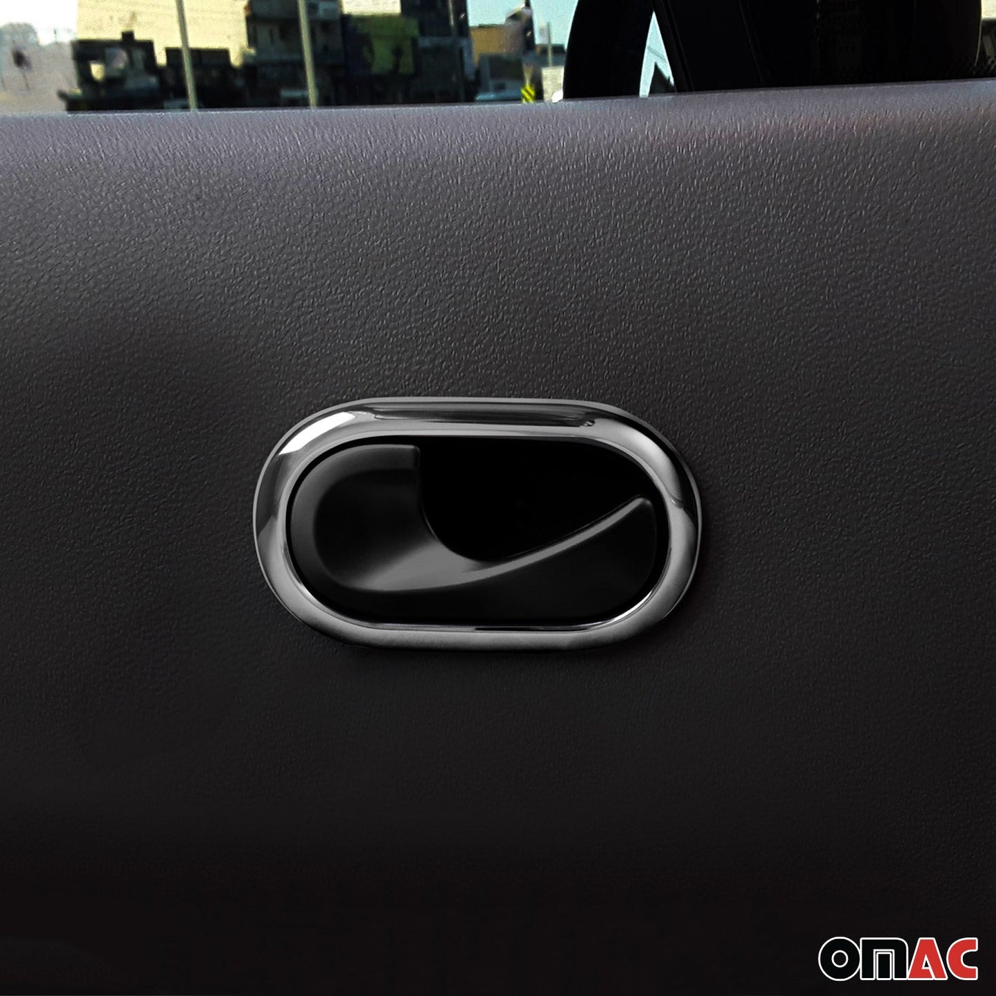 2016-2019 Smart ForTwo Car Door Handle Cover Protector Stainless Steel Chrome 2 Pcs