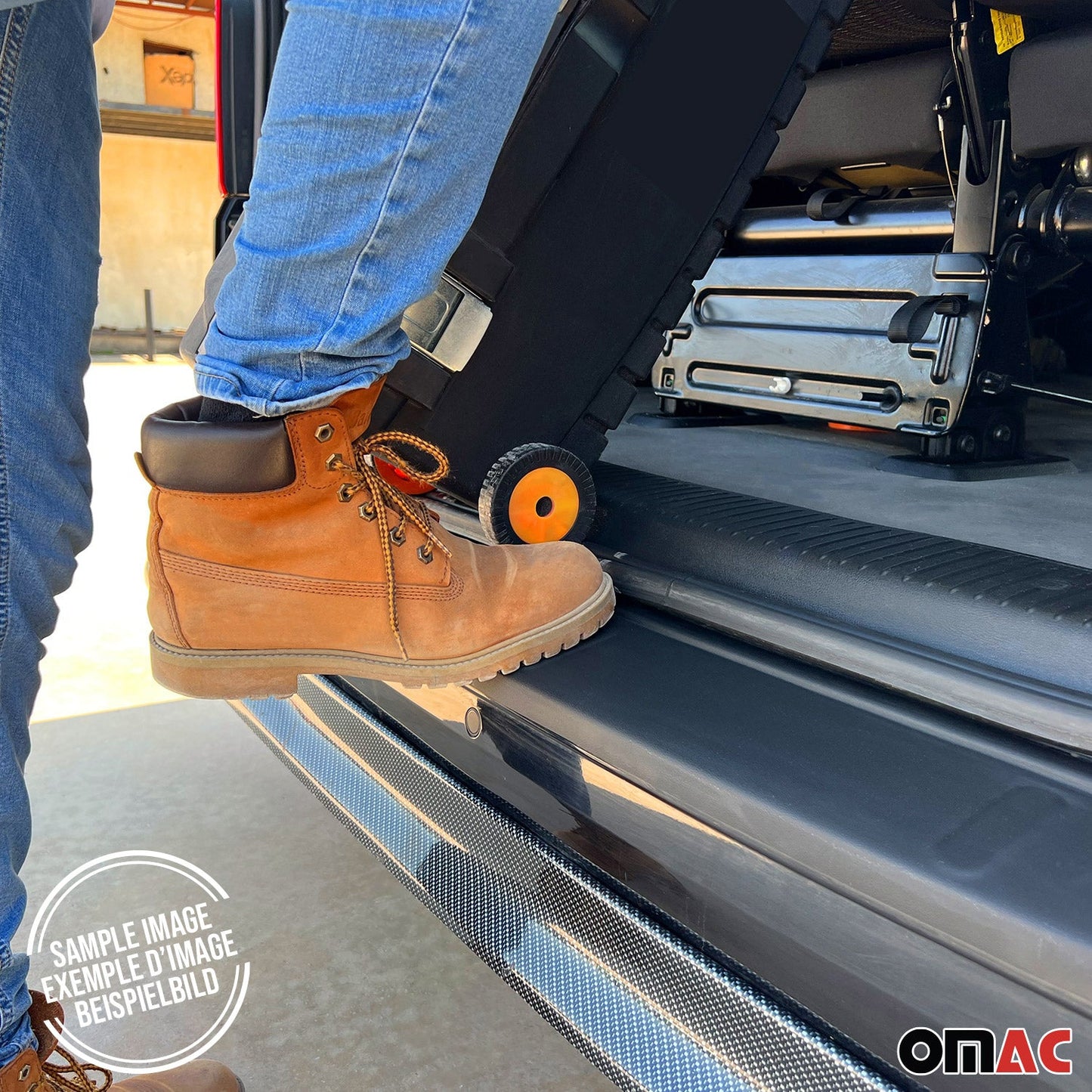 2019-2021 Hyundai Tucson Rear Bumper Guard Plastic Black