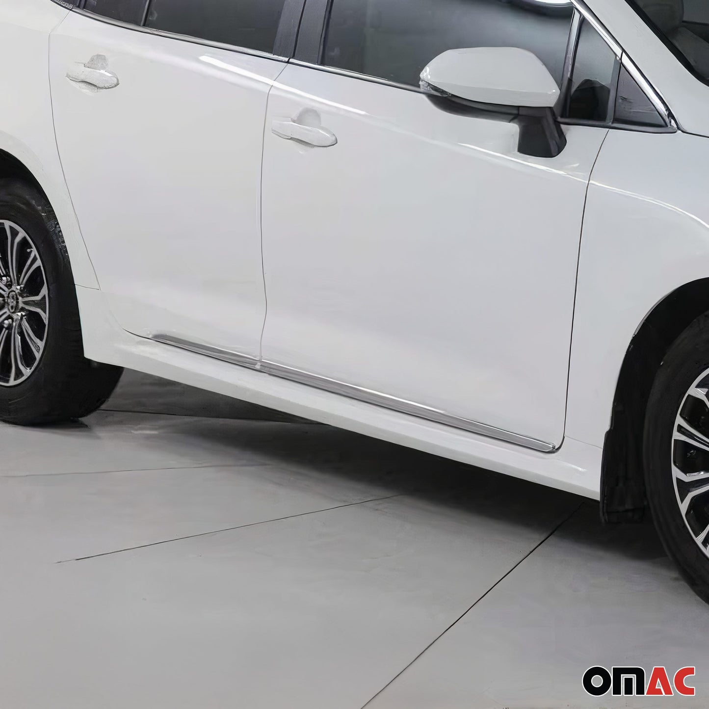 2019-2026 Toyota Corolla Sedan Side Door Molding Trim Stainless Steel