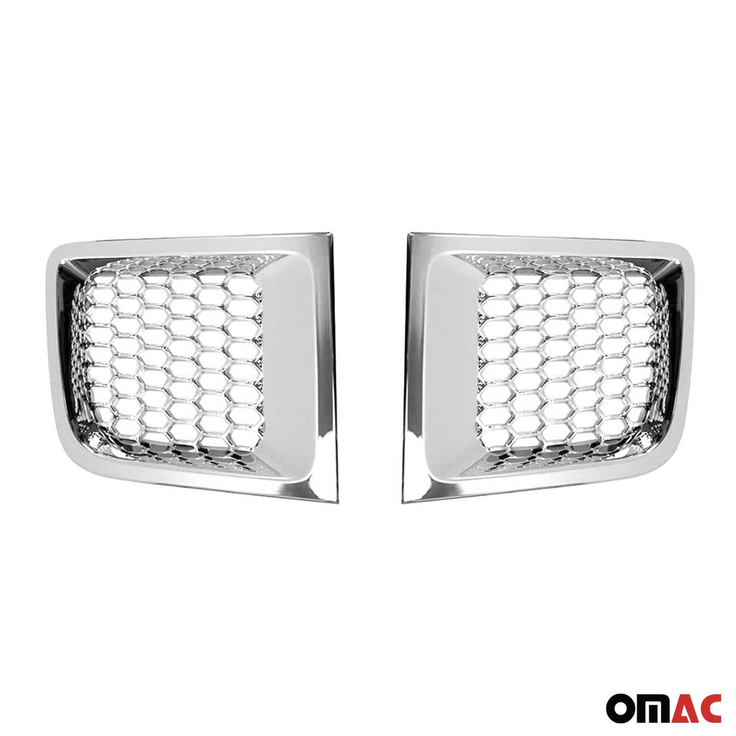 2015-2018 Jeep Renegade Front Bumper Trim Molding Chrome ABS 2Pcs