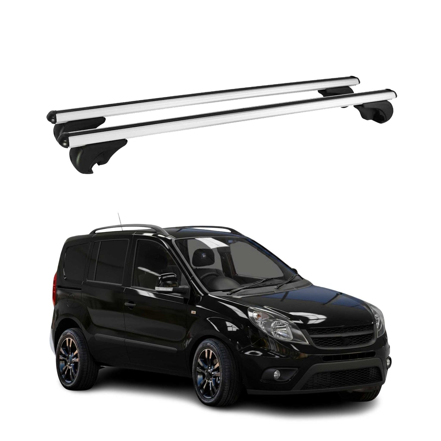 2015-2022 RAM ProMaster City Roof Rack Cross Bars Silver