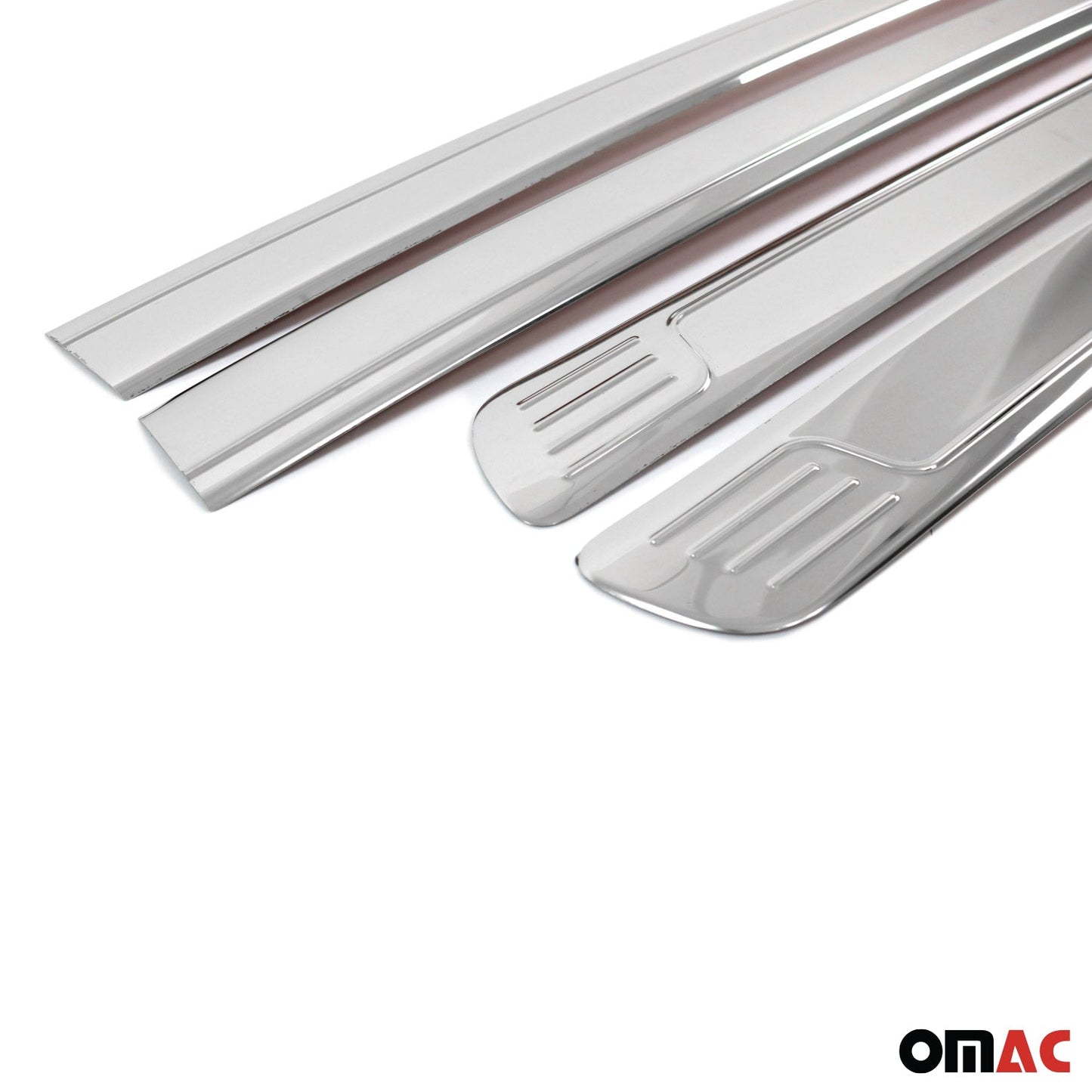 2005-2021 Nissan Frontier Side Door Molding Trim Stainless Steel Silver 4x
