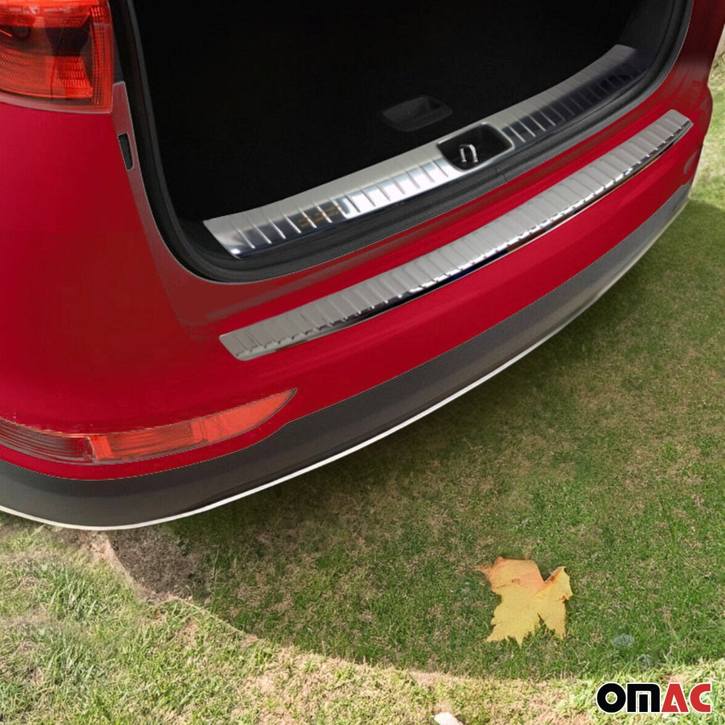 2017-2019 Kia Sportage Rear Bumper Guard & Trunk Sill Cover Silver Stainless Steel Chrome 2Pcs Set