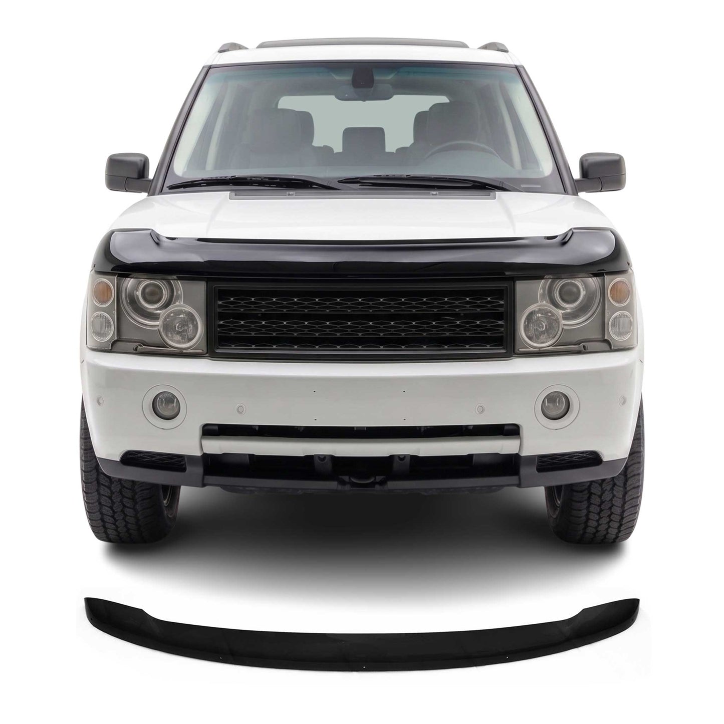 2006-2009 Land Rover Range Rover Sport Front Bug Shield Hood Deflector 1 Pc Smoke