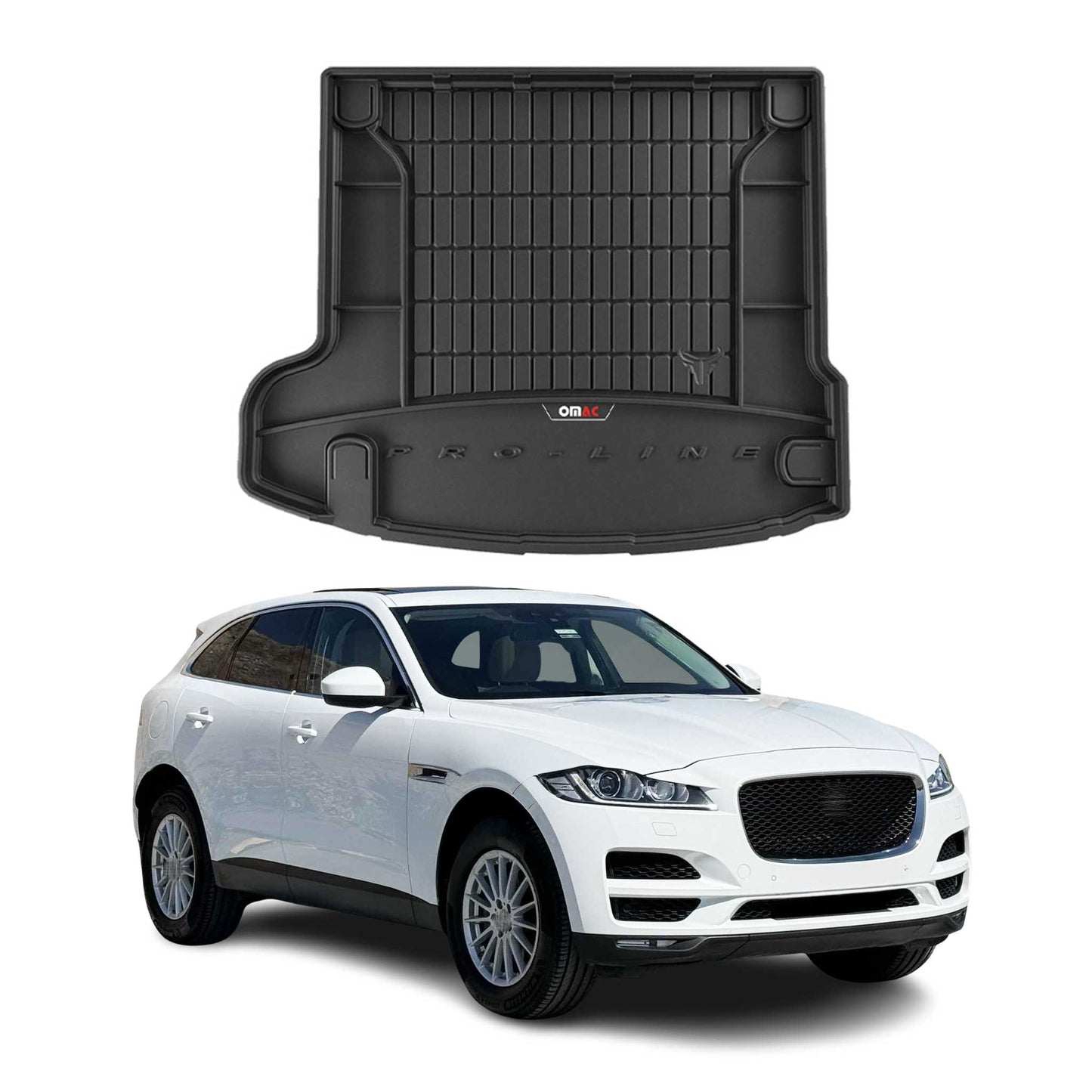 2016-2020 Jaguar F-Pace Pre-Facelift Premium Cargo Liner Trunk Mat All Weather Heavy Duty
