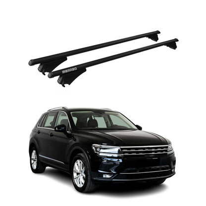 2018-2024 VW Tiguan Roof Rack Cross Bars Black