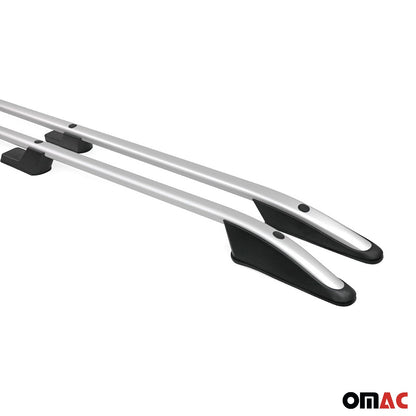 2015-2026 Ford Transit L2 MWB Roof Rack Rails Side Rails Silver