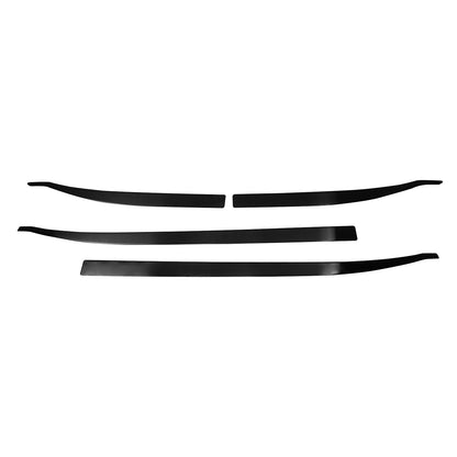 2019-2024 Jeep Renegade Side Door Molding Trim  Brushed Steel Dark 4x