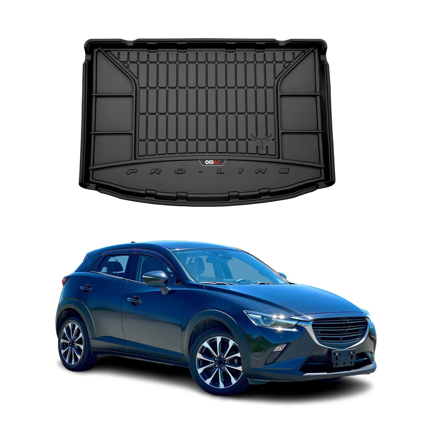 2016-2021 Mazda CX-3 Premium Cargo Liner Trunk Mat All Weather Heavy Duty Upper Trunk