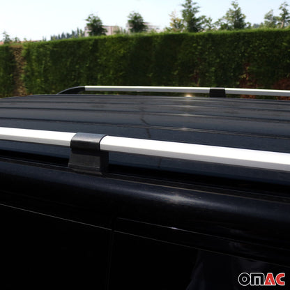 2015-2018 Chevrolet City Express Roof Rack Rails Side Rails Silver