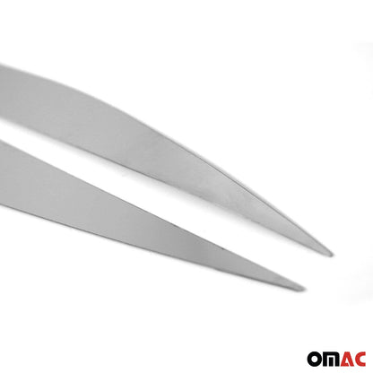 2014-2018 Mercedes Sprinter W906 Window Molding Trim Barn Door Stainless Steel Silver