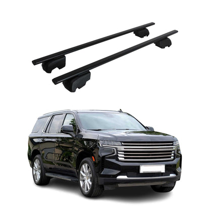 2021-2026 Chevrolet Tahoe Roof Rack Cross Bars Black