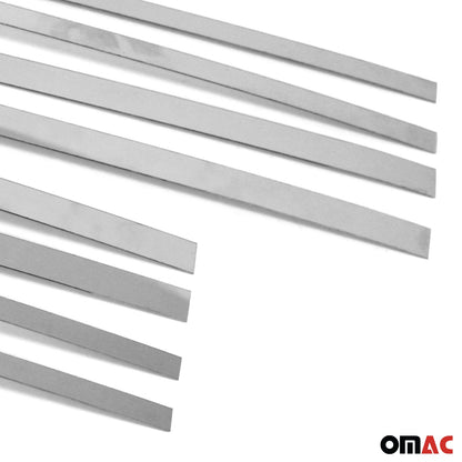 1988-1994 Mercedes E Class W124 Door Sill Scuff Plate Protector Stainless Steel 8x