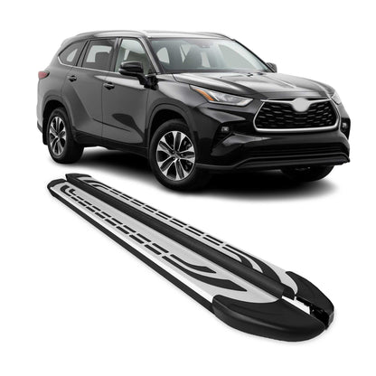 2020-2026 Toyota Highlander Nerf Bar Side Step Running Boards Alu 2x