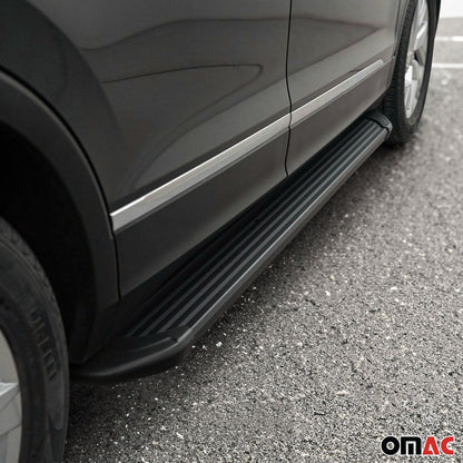 2017-2022 Kia Niro 1.gen Running Boards Side Steps Black