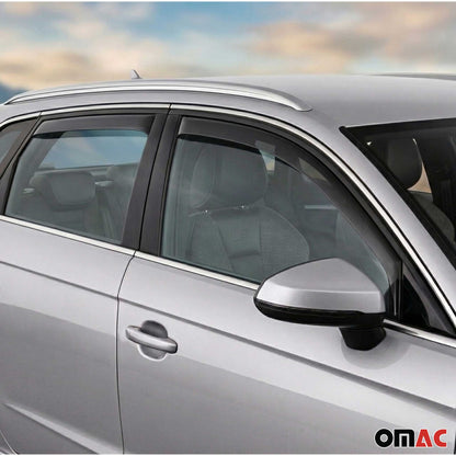 2013-2018 Audi Q3 (8U) Window Visor Vent Rain Deflector 4Pcs Smoke