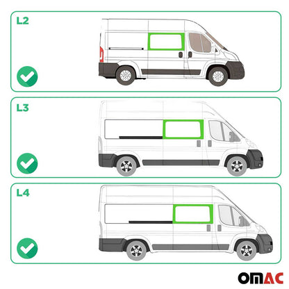 2014-2026 RAM ProMaster L2L3L4 Sliding Window Glass Fit Kit Right Sliding Door