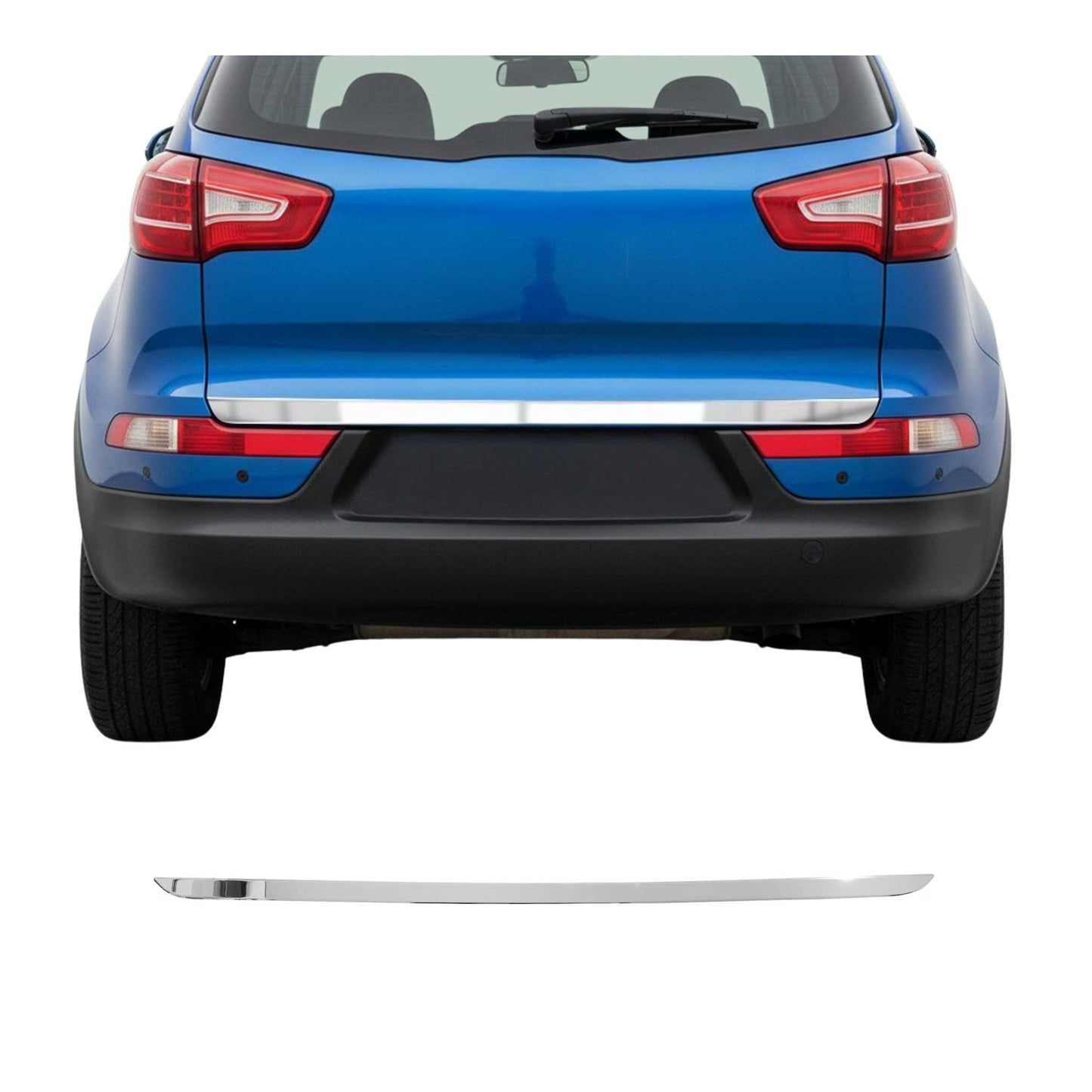 2011-2016 Kia Sportage Rear Trunk Tailgate Door Handle Cover Stainless Steel Silver