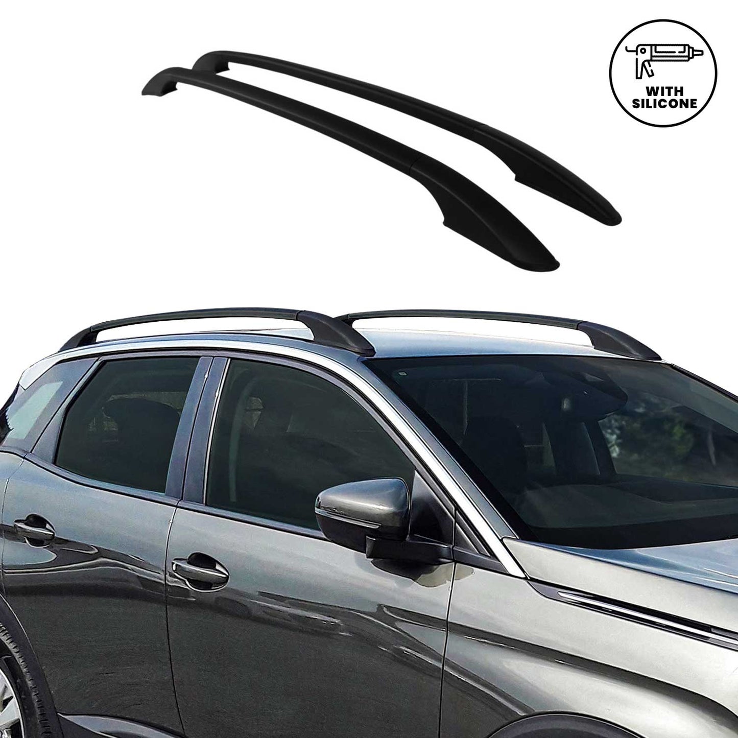 2014-2018 BMW X5 F15 F85 Roof Rack Rails Side Rails Black