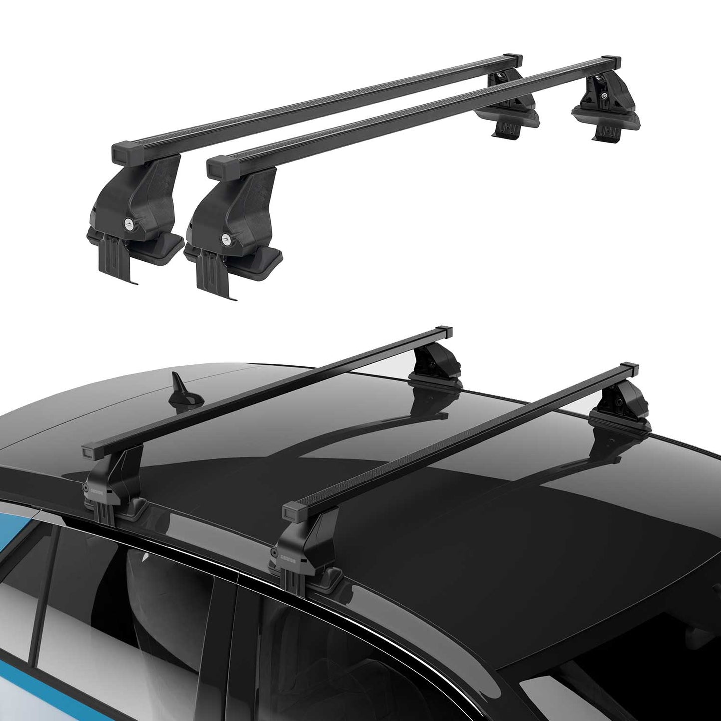 2019-2022 Honda Insight Roof Rack Cross Bars Black