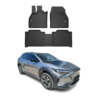 2023-2026 Subaru Solterra / Toyota BZ4X Premium Floor Mats Liners Full Set All Weather Heavy Duty