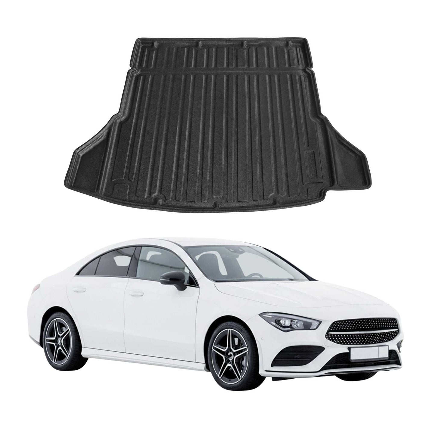 2019-2025 Mercedes CLA C118 Cargo Liner Trunk Mat All Weather Black