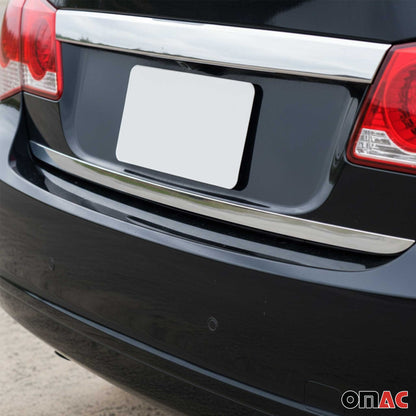 2011-2015 Chevrolet Cruze Sedan Tailgate Trim & Trunk Molding Trim Set Stainless Steel Chrome