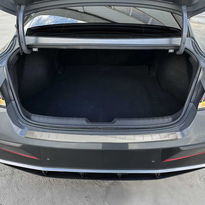 2019-2020 Hyundai Elantra Sedan Rear Bumper Sill Cover Guard Stainless Steel