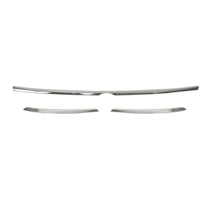 2018-2024 VW Tiguan Fog Light Headlight Lamp Surround Trim Silver 3 Pcs