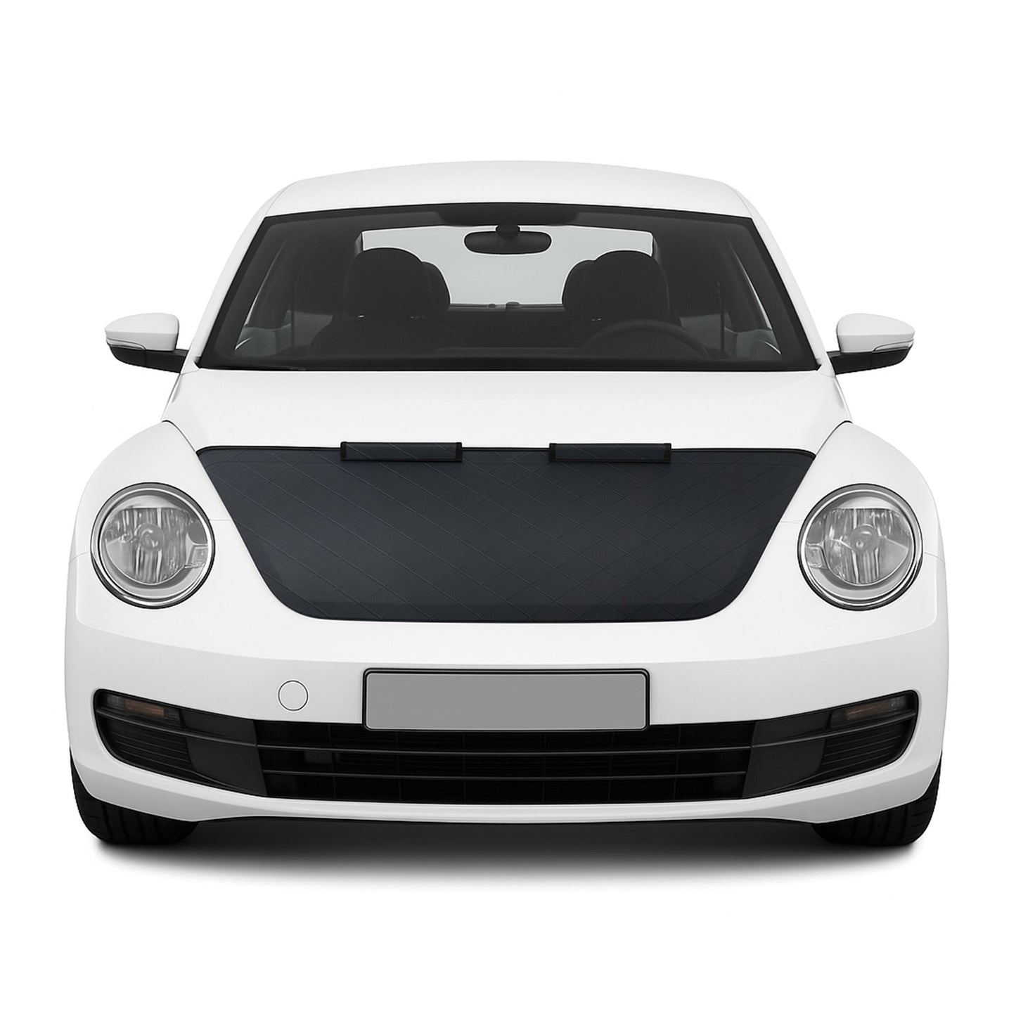 2012-2019 VW Beetle Car Bonnet Mask Hood Bra Diamond Black 1 Pc