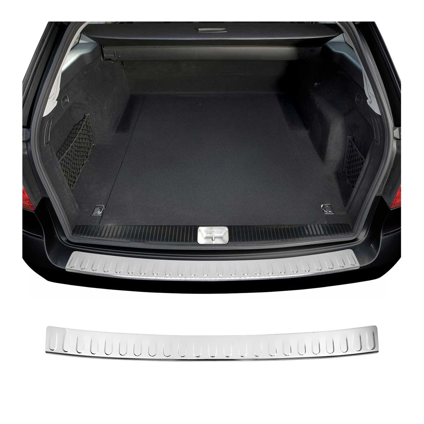 2011-2013 Mercedes E Class S212 Wagon Rear Bumper Guard Stainless Steel Glossy