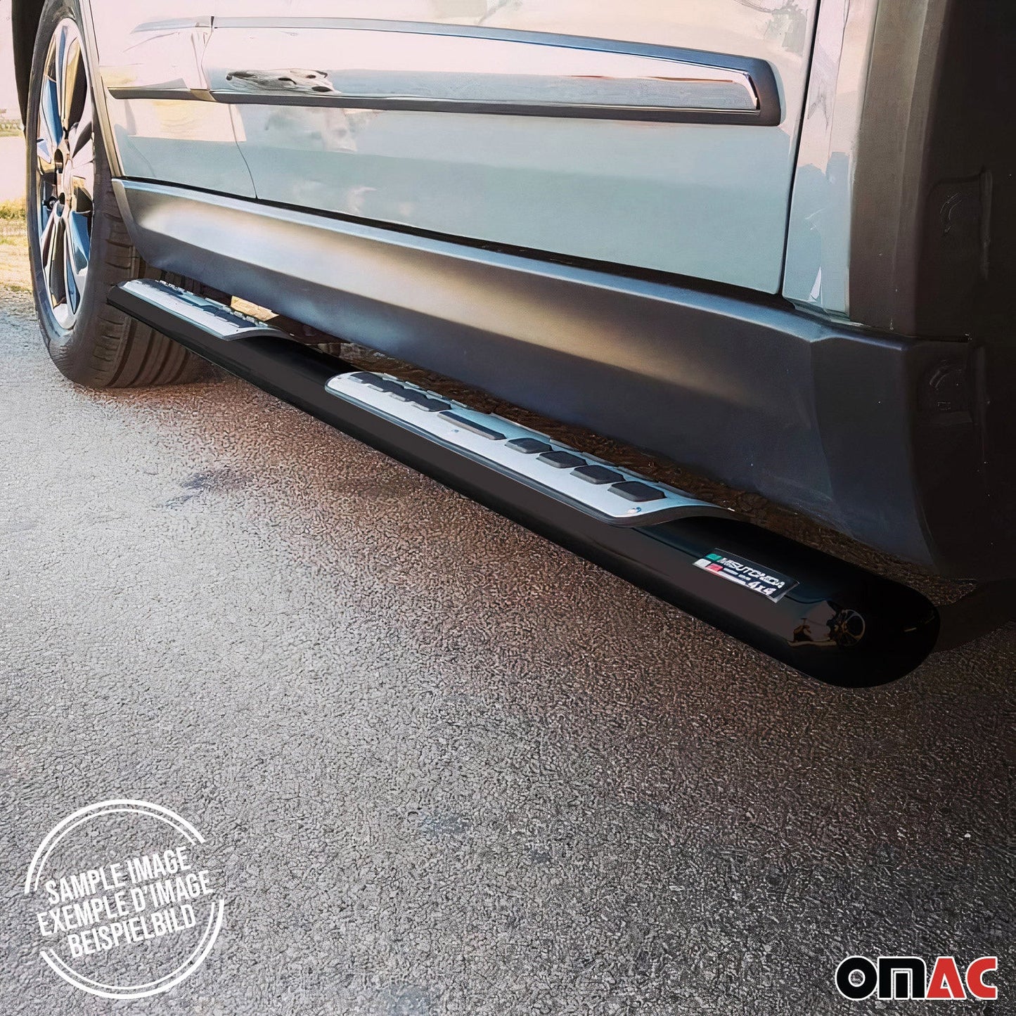 2017-2026 Jeep Compass Running Boards Side Steps Black