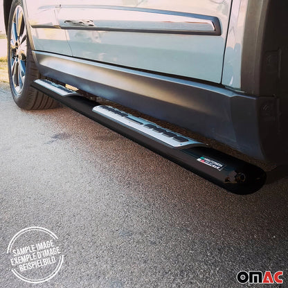 2017-2026 Jeep Compass Running Boards Side Steps Black