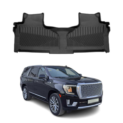 2021-2026 GMC Yukon Premium Floor Mats Liners Second Row Rear