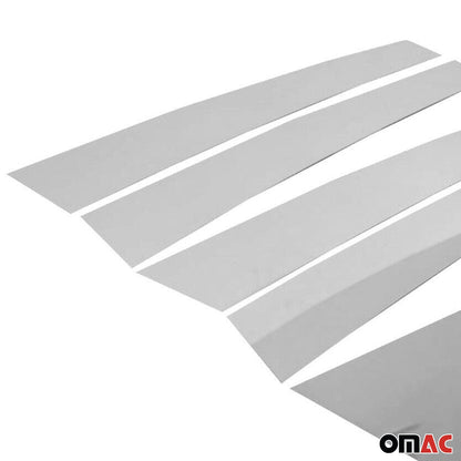 2017-2026 Jeep Compass Window B Pillar Posts Door Trim Cover Stainless Steel Silver 6x