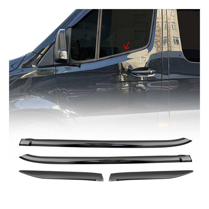 2019-2026 Mercedes Sprinter W907 910 Window Molding Trim Streamer Stainless Steel Dark