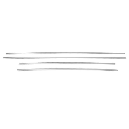 2011-2017 Nissan Juke Window Molding Trim Streamer Stainless Steel Silver 4 Pcs