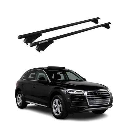 2018-2025 Audi Q5 SQ5 2.gen Roof Rack Cross Bars Black