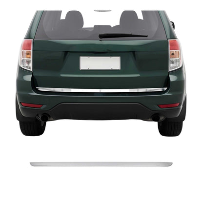 2009-2013 Subaru Forester III Rear Trunk Molding Trim Stainless Steel Silver
