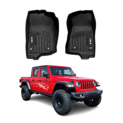 2020-2026 Jeep Gladiator Premium Floor Mats Liners First Row Front