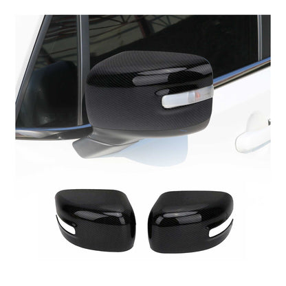 2015-2024 Jeep Renegade Side Mirror Cover Caps Carbon Fiber Black 2 Pcs